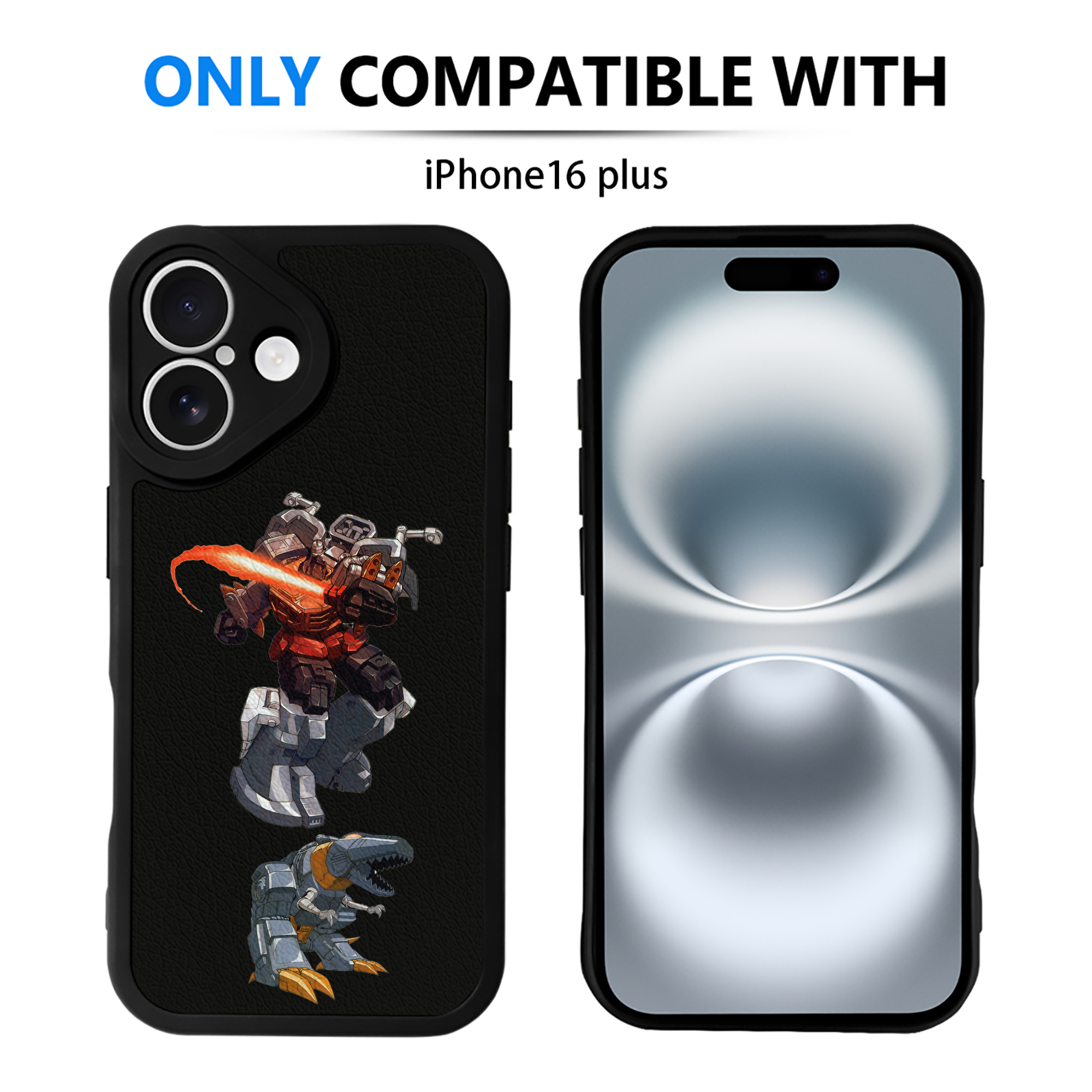 （画像用）  【iPhone 16シリーズ対応】シリコンスマホケース（レザー調） 材質：シリコン